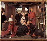 Hans Memling Famous Paintings - Triptych of Jan Floreins [detail 1, central panel]
